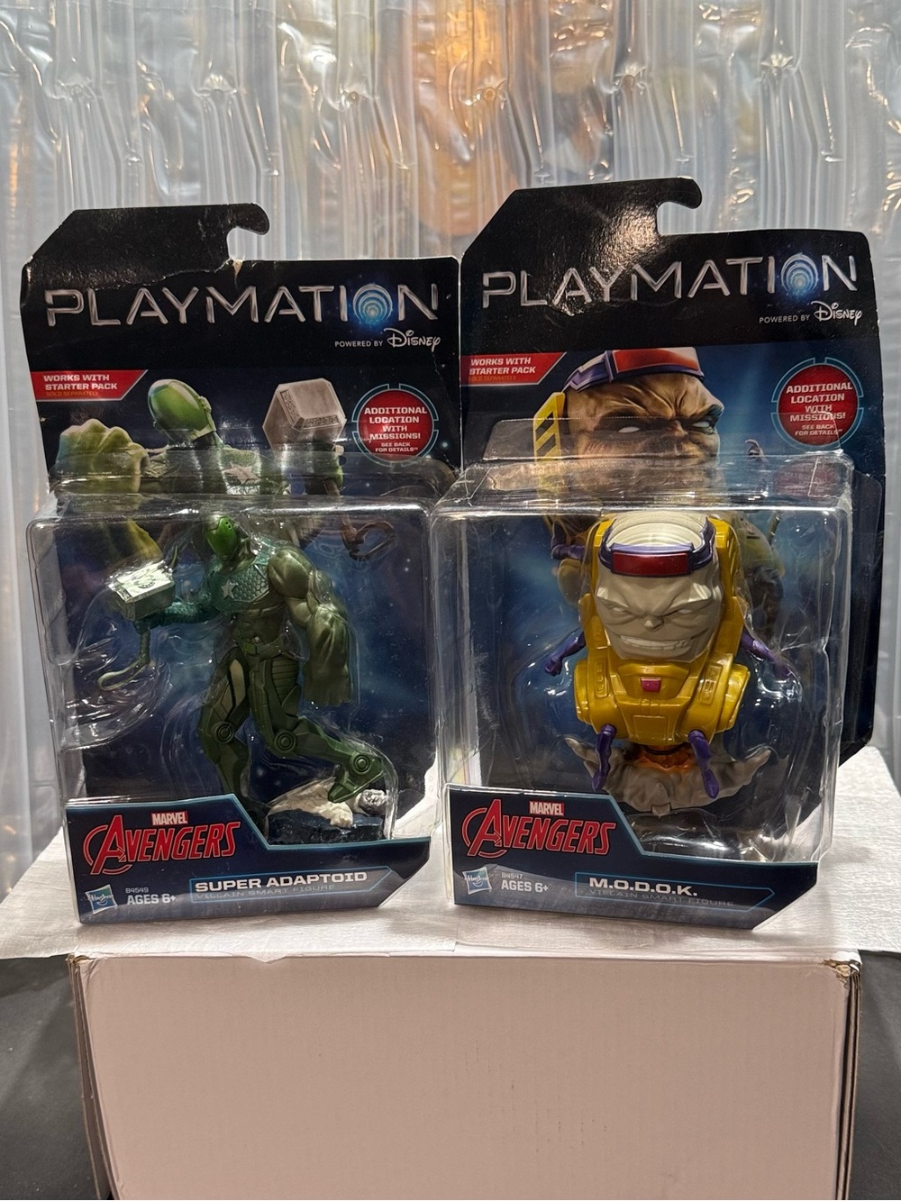 Marvel Playmation Super Adaptoid & M.O.D.O.K. Figure Lot New Sealed Avengers